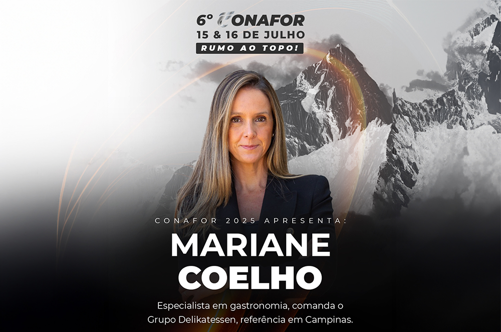 Chef Mariane Coelho é presença confirmada na Conafor 2025 com visão estratégica e sabores que transformam experiências