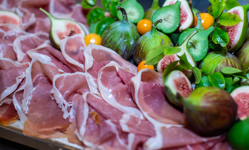 Montagem de estações gourmets para eventos