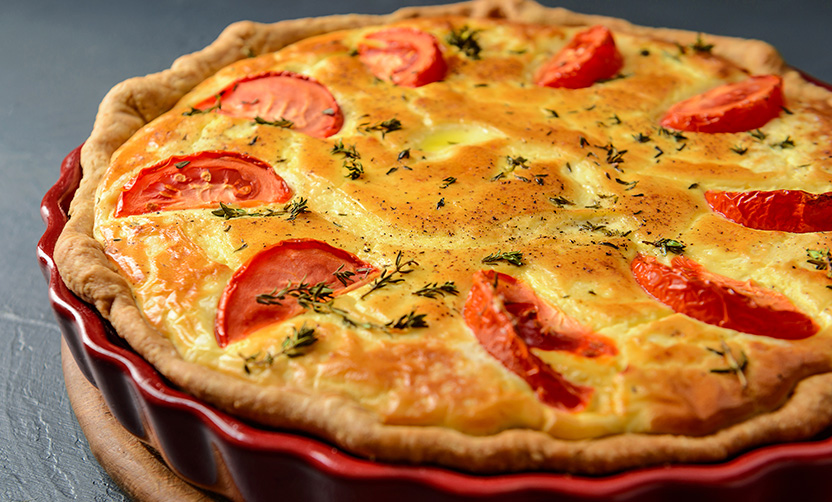 Quiches para a mesa de natal