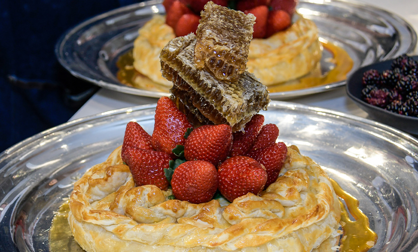 Montagem de estações gourmets para eventos